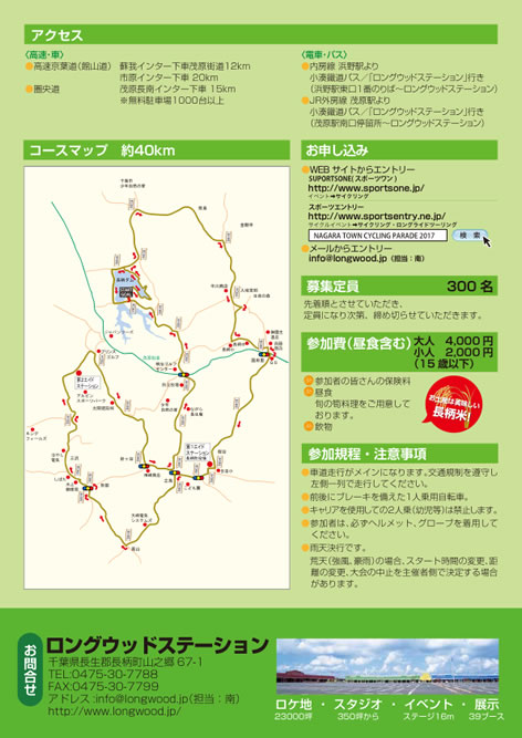 サイクリングパレード裏